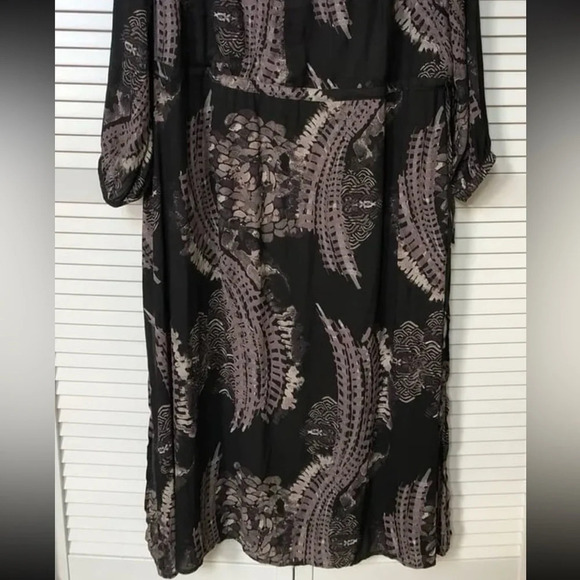 Free People Raven Out Of The Woods Combo Drawstring Waist Dress Sz XS - Picture 3 of 6